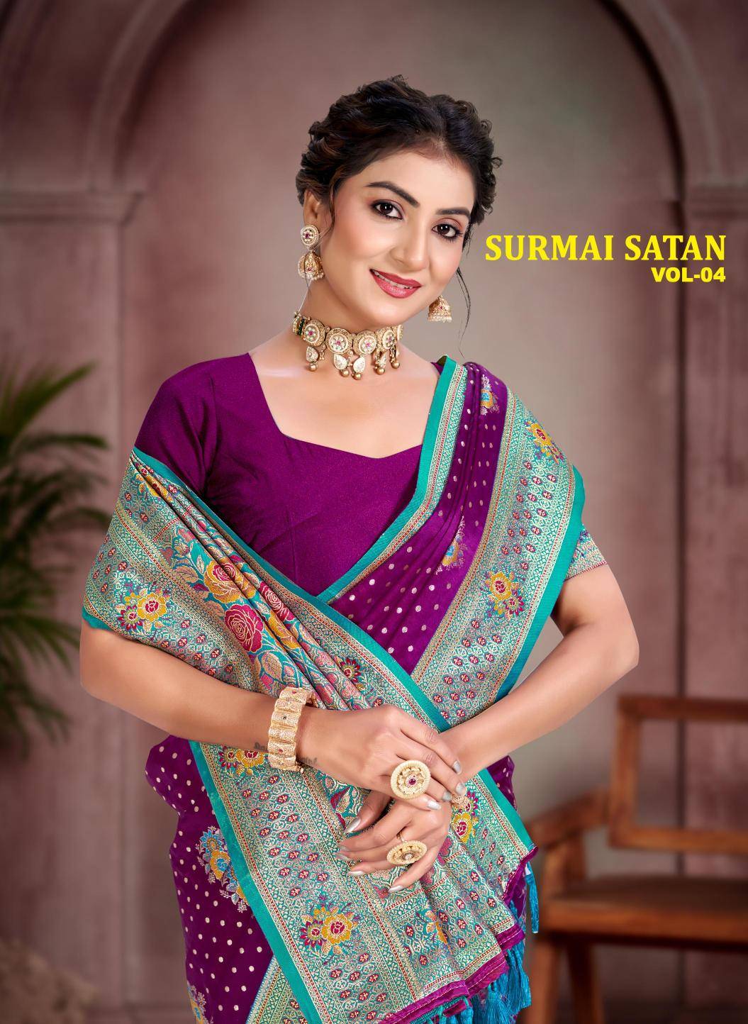 Bunawat - Surmai Satan 04 Daily wear saree wholesalers in Vadodara
